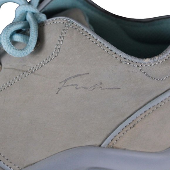 Fubu Marla 6M Blue Low Profile Ankle Suede Leather Lace Up Street Wear Shoe - Picture 11 of 12